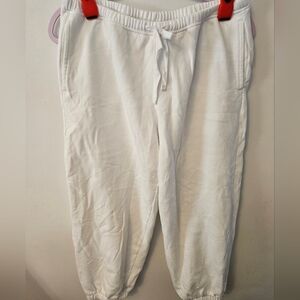 Hollister NWOT Women's White Jogger Pants